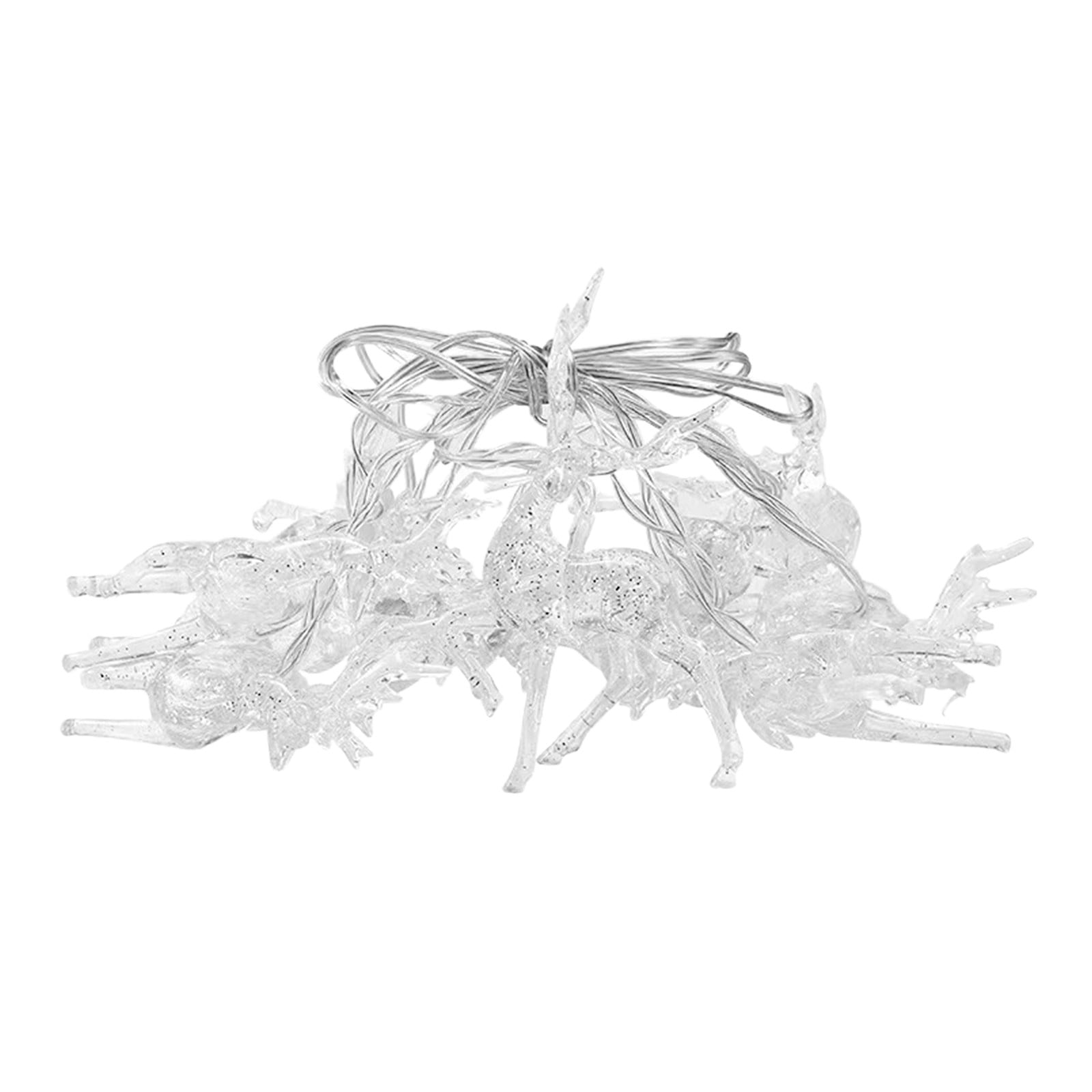 LED Deer Hanging Light String Night Lights Christmas Tree Garland Party