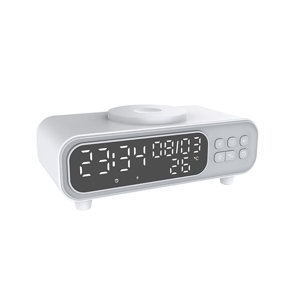 LED Desk Clock With Auto Adjusting Brightness Date Reminder And Modern Strategy