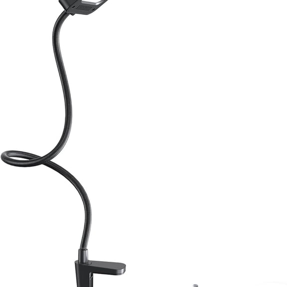LED Desk Lamp with Clamp, 1000LM Super Bright 3-Level Dimmable Desk Light 6000K Daylight, Extra-Long Flexible Gooseneck Clip on Light, Eye-Care Clamp Lamp for Painting, Workbench,Reading