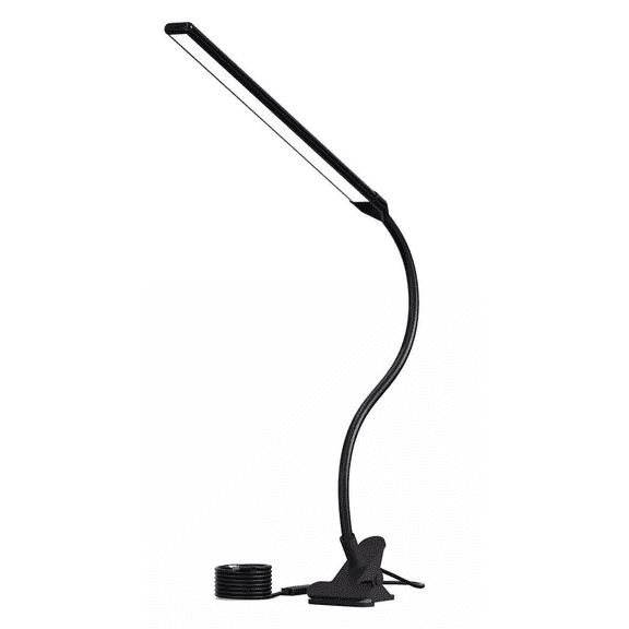 LED Desk Lamp Eye-Caring Reading Desk Light Adjustable Swing Arm Lamp w/ Clamp