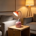 thumbnail image 1 of LED Desk Lamp with Flexible Gooseneck and Pen Holder Eye Protection Reading Light for Study Desk Homework Station Dorm Room Lighting Rechargeable Study Lamp with Storage, 1 of 6