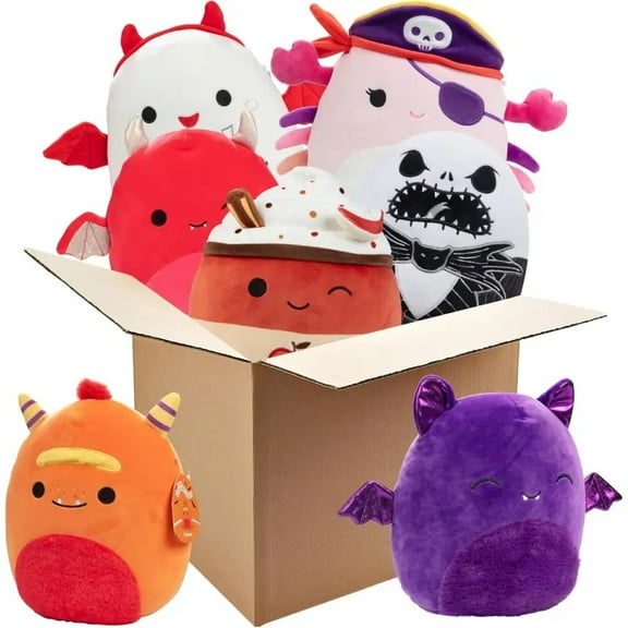 Squishmallows Mystery 10-Inch 2-Squish Value Pack - Get Two Jumbo Official Jazwares 10" Plush for Less - Soft & Squishy Stuffed Animal Toy Set for Kids, Girls & Boys