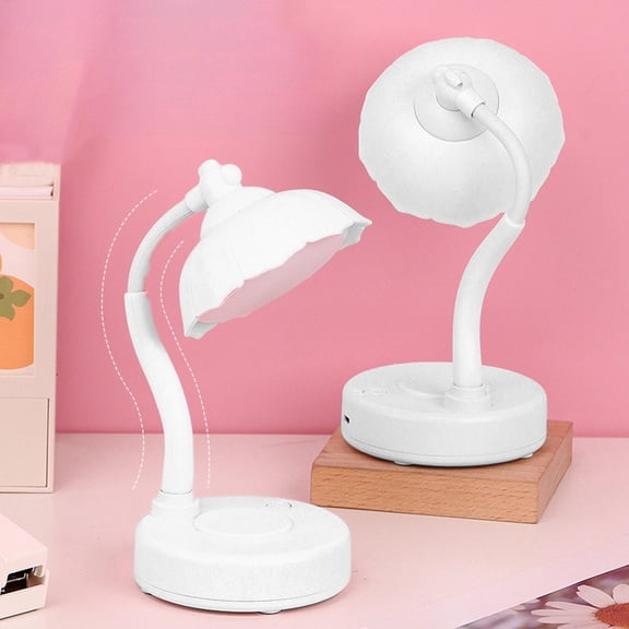 LED Desk Lamp Foldable Rechargeable Reading Lamp 3 Grade Colour Temperature Adjustment Stepless Dimming Desk Lamp With Blue Light Eye Protection Lamp for Dorm Study Office Bedroom, 1pc