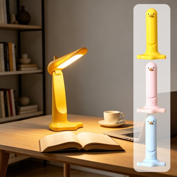 LED Desk Lamp Folding Eye Protection Rechargeable Reading Light For Bedroom Dormitory Office Bedside Tabletop Graduation Gift Study Space College Desk