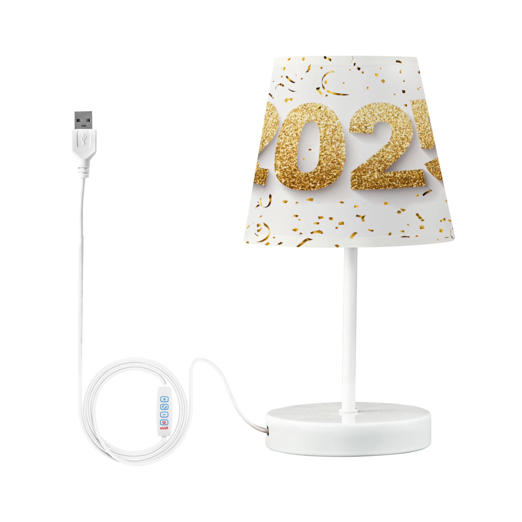 LED Desk Lamp Gold 2025 and Ribbons Table Nightstand Lamps with 3 Color ...