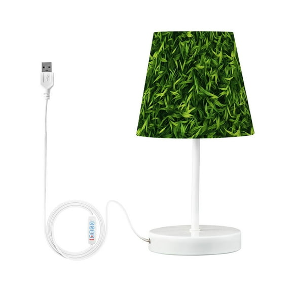 LED Desk Lamp Grass Table Nightstand Lamps with 3 Color Temperatures for Home Bedroom Living Room Decor 6x11