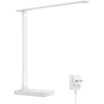 LED Desk Lamp for Home Office Metal Touch Control Desk Light,  Color Modes  Brightness Level, Eye Caring Task Lamp For Reading, Sewing, Crafts, School Supplies, Puzzle Light, Black