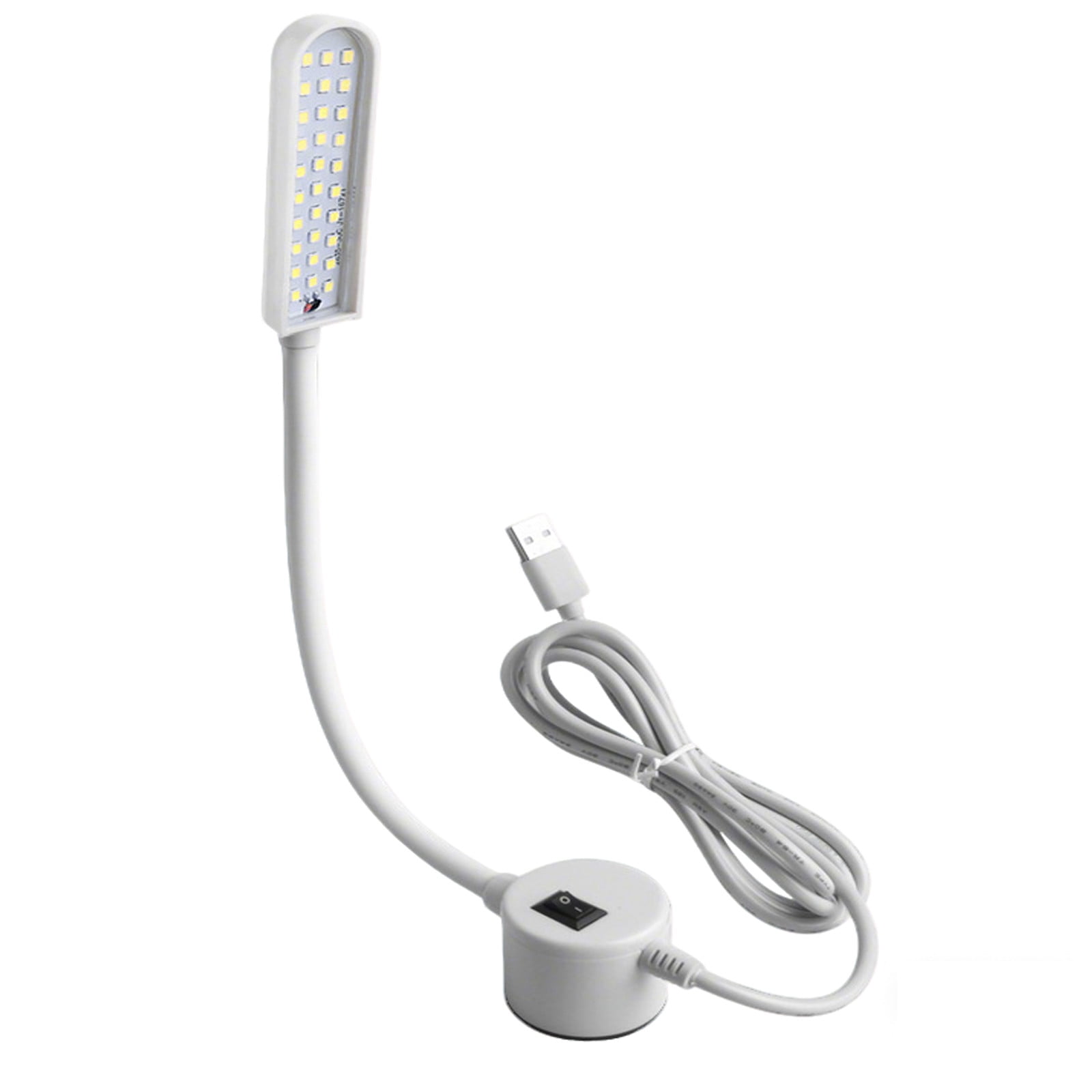 LED Desk Lamp | Magnetic Base USB Powered Flexible Gooseneck Light 6W ...