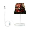 thumbnail image 1 of LED Desk Lamp Retro Chicken with American Flag Table Nightstand Lamps with 3 Color Temperatures for Home Bedroom Living Room Decor 6x11, 1 of 8