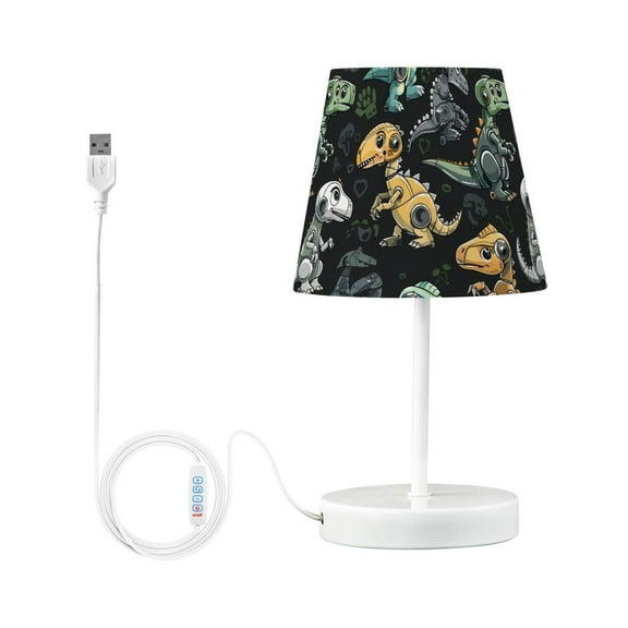 LED Desk Lamp Robot Dinosaur Table Nightstand Lamps with 3 Color Temperatures for Home Bedroom Living Room Decor 6x11