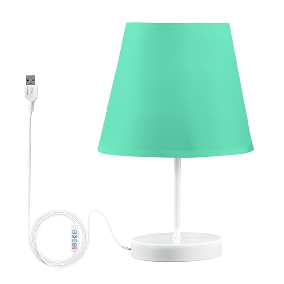 LED Desk Lamp Spearmint Table Nightstand Lamps with 3 Color Temperatures for Home Bedroom Living Room Decor 8x12
