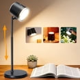 thumbnail image 1 of SUNLINKCO LED Desk Lamp, Magnetic Wall Mount LED Lights, 4-in-1 Rechargeable Night Light, USB Battery Powered Dimmable Cordless Table Lamp with 3 Color Modes, Reading Lighting for Bedroom, Work, 1 of 10