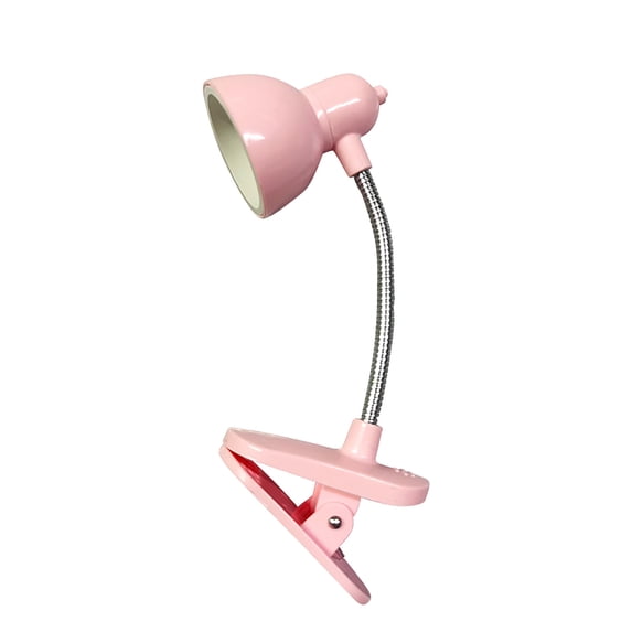 LED Desk Lamp with Sturdy Clip, Portable Nightstand Light, Flexible Reading Illumination, Space Saving Bedside Accessory, Workstation Nightlight