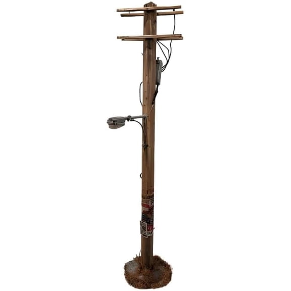 LED Desk Street Light Lamp - Vintage Industrial Miniature, USB Powered Post Lamp for Train Scenery, DIY Displays, Office & Home Decor(XX)