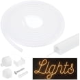 thumbnail image 1 of LED Diffuser Channel, 16.5ft/5Meter 10mm LED Silicone Channel System with Cover, End Caps for LED Strip Light Installations LED Channel$$Tools & Hardware Other, 1 of 7