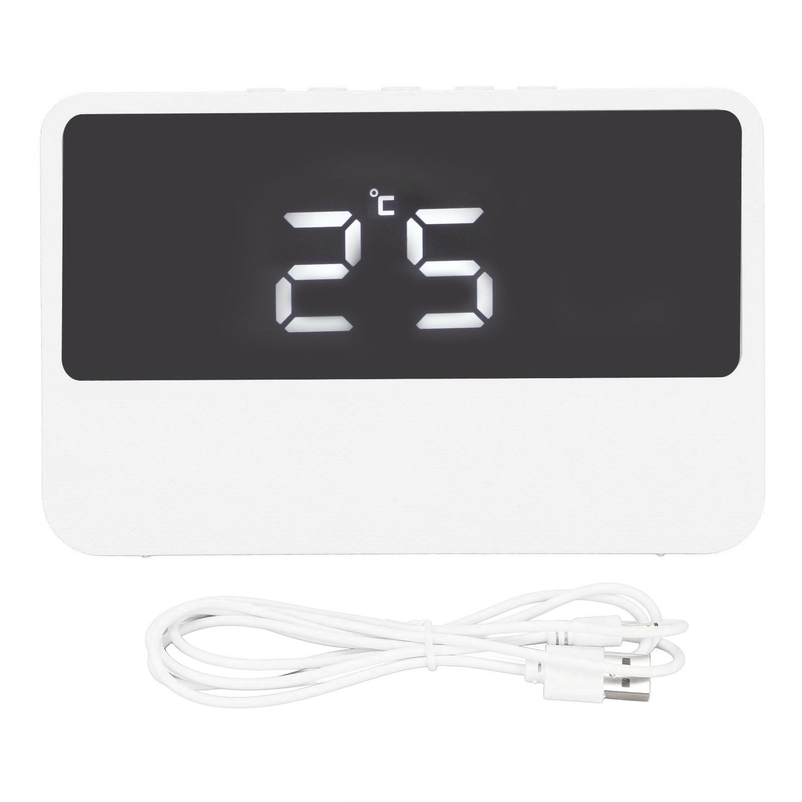 LED Digital Alarm Clock Simple Modern High Definition Display Mirror