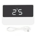 LED Digital Alarm Clock Simple Modern High Definition Display Mirror