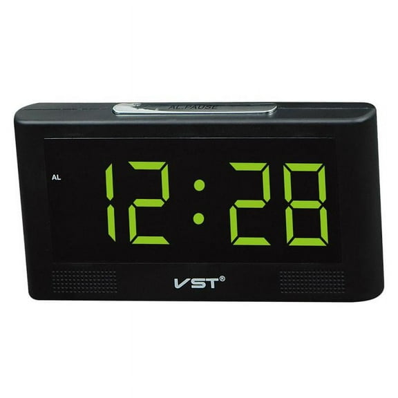 LED Digital Alarm Clock Table Desk Clock Display With Backup Battery Memory for Home Office
