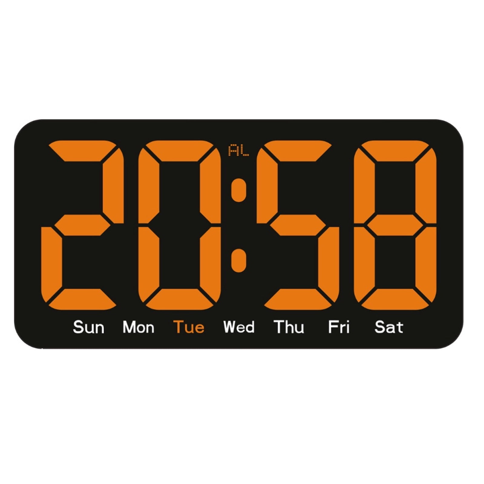 Alamer Clock LED Digital Alarm Clock with 3 Brightness Dimmer Alarm Sound Electric ...