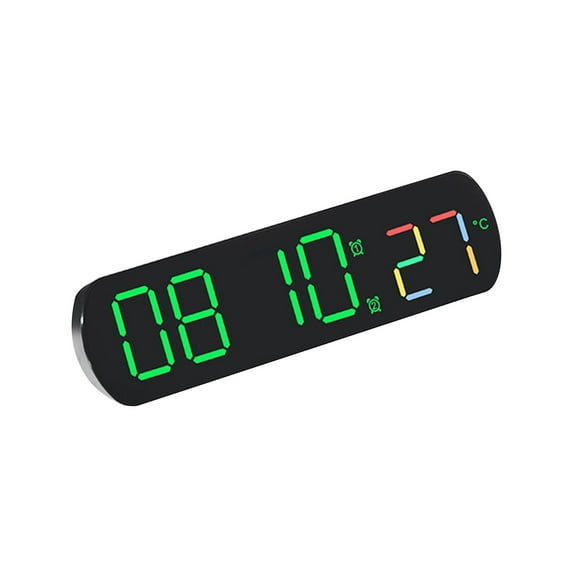 LED Digital Alarm Clock with Temperature Adjust Brightnesss Date Display Clock Timer Timing Function Clock
