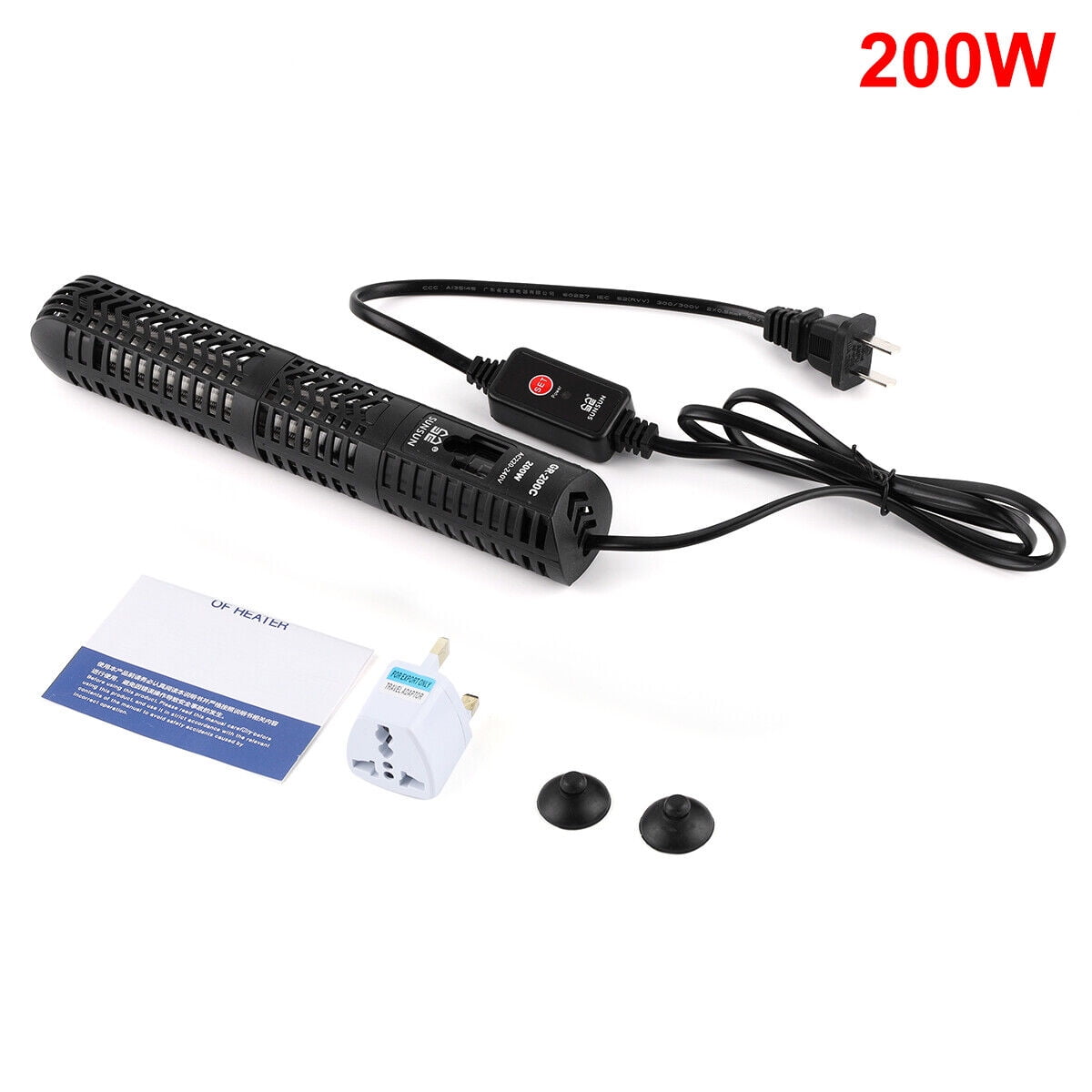 LED Digital Aquarium Water Heater Submersible Fish Tank Thermostat ...