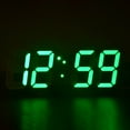 thumbnail image 1 of LED Digital Clock Wall Deco Glowing Night Mode Adjastable Electronic Table Clock Wall Clock Decoration Living Room LED Clock Christmas Decorations for Home On 2024, 1 of 8
