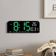 thumbnail image 1 of LED Digital Clock With Memory Backup, Large Numbers, Adjustable Brightness, Ideal For Bedroom  Office, 1 of 6