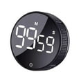 thumbnail image 1 of LED Digital Countdown Magnetic Alarm Clock Kitchen Study Cooking Timer B7V1, 1 of 8