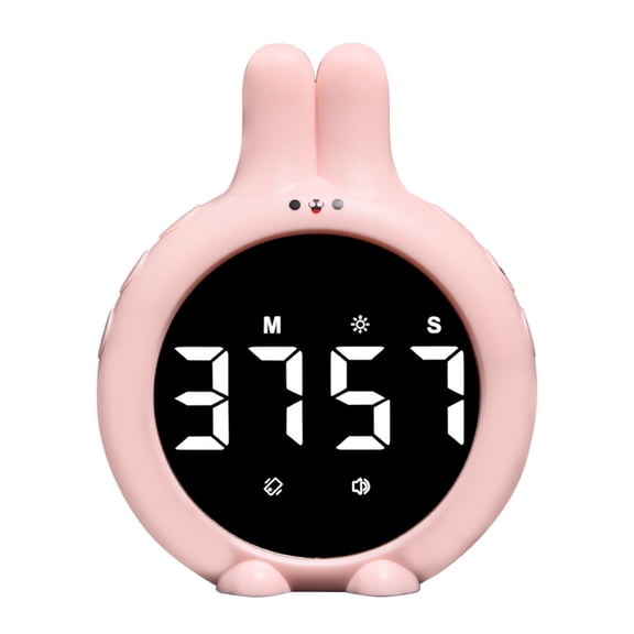 Slim-Digital Screen Kitchen Timer Rabbit Cooking Count Up Countdown Alarm Magnetic Clock Learning Timer Electronic Timer