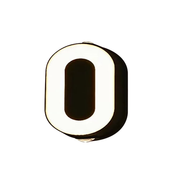 LED Digital Lights, Waterproof Wall Wash Spotlights, Outdoor Terrace and Signboard Store Wall Lighting, Energy-Efficient Versatile Yang Desk Lamps for Patio Garden Ambiance