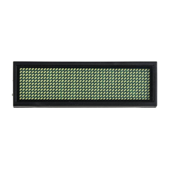 LED Digital Name Message Tag Badge Sign Programmable Scrolling Rechargeable Trade Show Business Card Screen