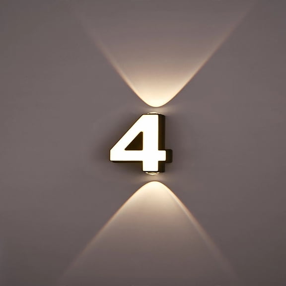 LED Digital Outdoor Waterproof Wall Wash Spotlights, Energy Efficient Terrace Lights, Yang Desk Lamps for Indoor Decor, Signboard Store Wall Lights for Business Visibility E