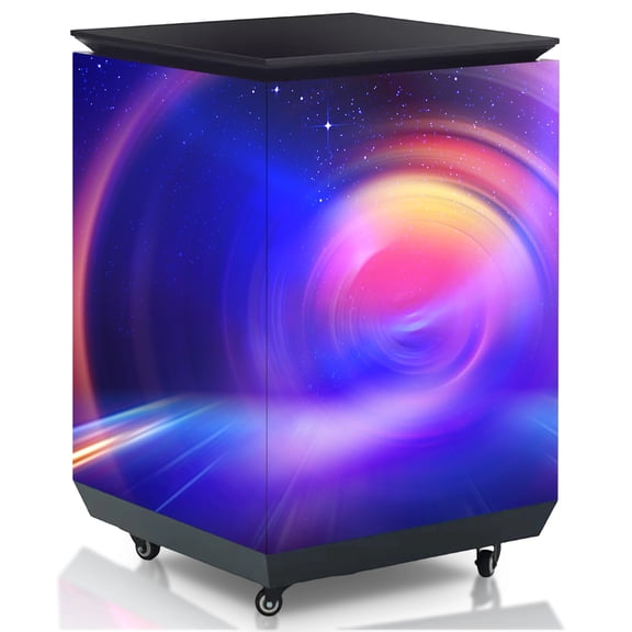 LED Digital Signage, 3-Sided LED Cube Display, P2.5mm Digital Signage Totem with Built-in Storage Case for Trade Show,Retail & Events
