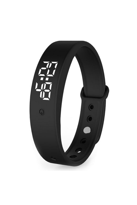 LED Digital Smart Bracelet With Body Temperature Monitoring Precise Display Smart Band Vibration Reminder Smart Clock Smart Wristband
