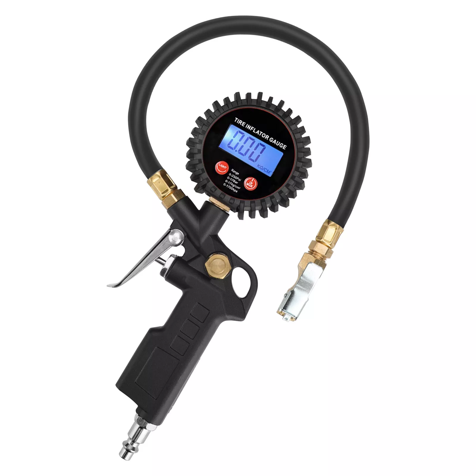 Digital Tire Inflator With Pressure Gauge Air Chuck With Gauge For Air Compressor - View #7