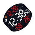 thumbnail image 1 of LED Digital Wall Clock Large Display USB Power Alarm Clock Remote Control Auto Brightness Temperature Humidity Date Timer, 1 of 9