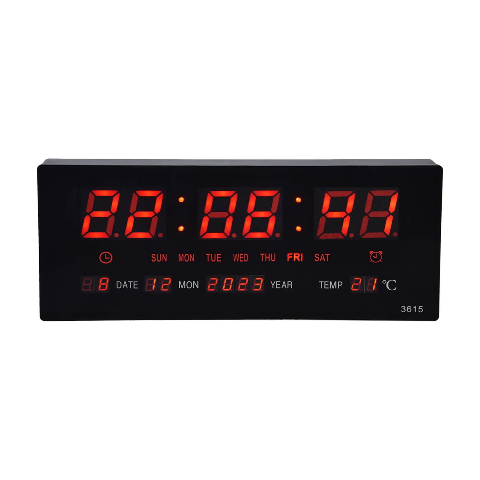 LED Digital Wall Clock for Conference Room Accurate Timing, Clear
