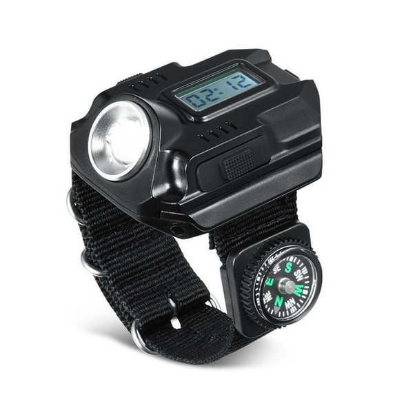 LED Digital Watch with Adjustable Strap Long Battery Life for Camping, Ultra-Bright