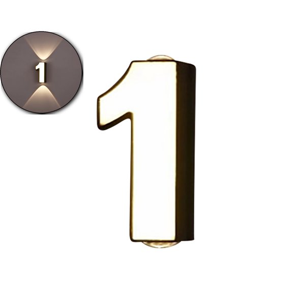 LED Digital Waterproof Wall Wash Spotlights Outdoor Terrace Signboard Store Lights Desk Lamp