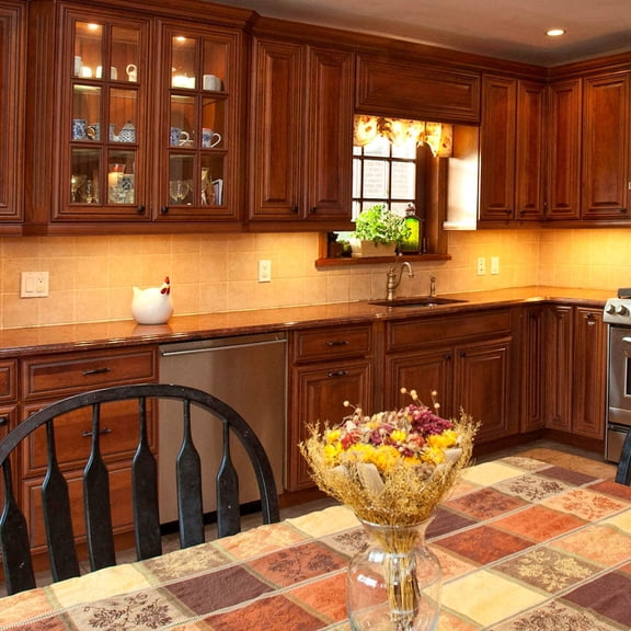 LED Dimmable Under Cabinet Lighting Plug in,10 Pack Linkable Puck Lights with Remote Control,Hardwired Cabinet Lights with Timer for Kitchen Counter,Wardrobe,Bookcase (Warm White)