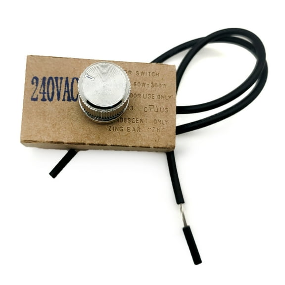 LED Dimmer Knob Controller 120V/240VAC Mini Rotary Switch Easy to Install