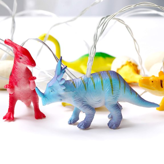 LED Dinosaur String Lights Battery Operated for Room Decor Party Tent Garden Tree