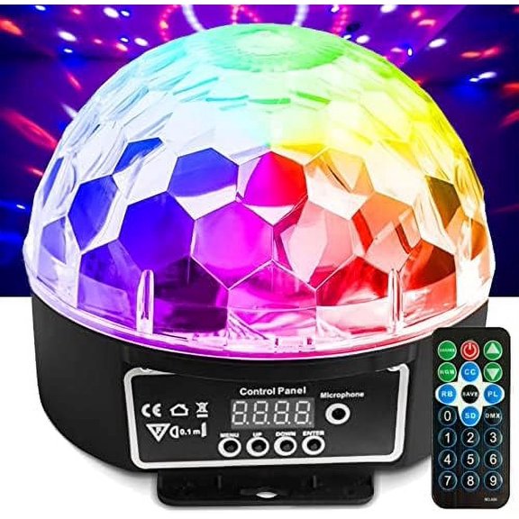 LED Disco Ball - DMX & Sound Controlled RGB DJ Party Light$$Tools & Hardware Other