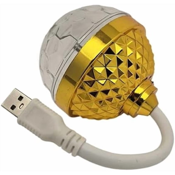 LED Disco Light Bulb, RGB Rotating Magic Ball, Plug-in for Party