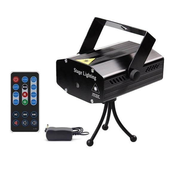 LED Disco Light Projector 5W Voice Control DJ Controller Stage Light For New Year Birthday Party ,Easy to Carry