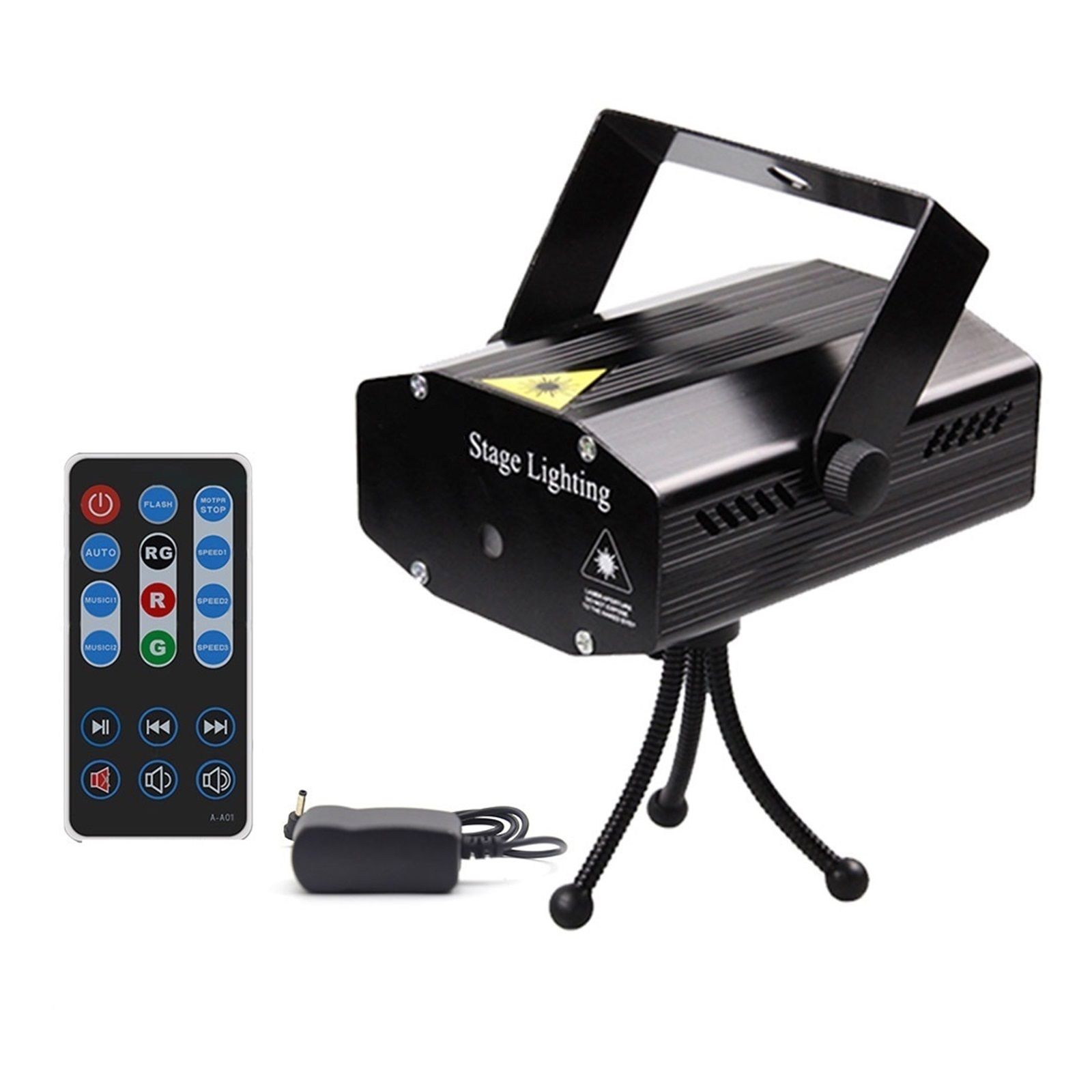 LED Disco Light Projector 5W Voice Control DJ Controller Stage Light For New Year Birthday Party ,Easy to Install