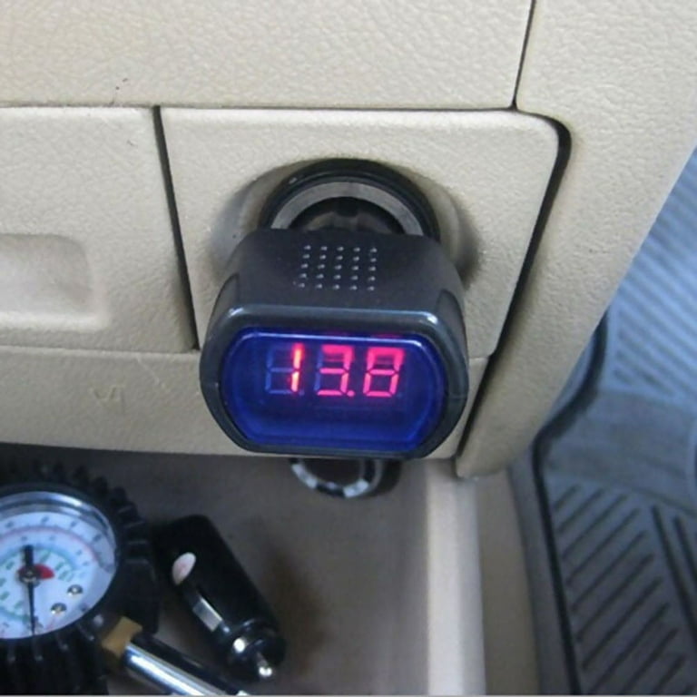 12 volt battery store meter cigarette lighter