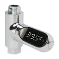 thumbnail image 1 of LED Display Water Shower Thermometer 5°C-85°C Self-Generated Electricity Water Temperature Monitor Smart Meter Thermometer ,Corrosion Resistance, 1 of 6