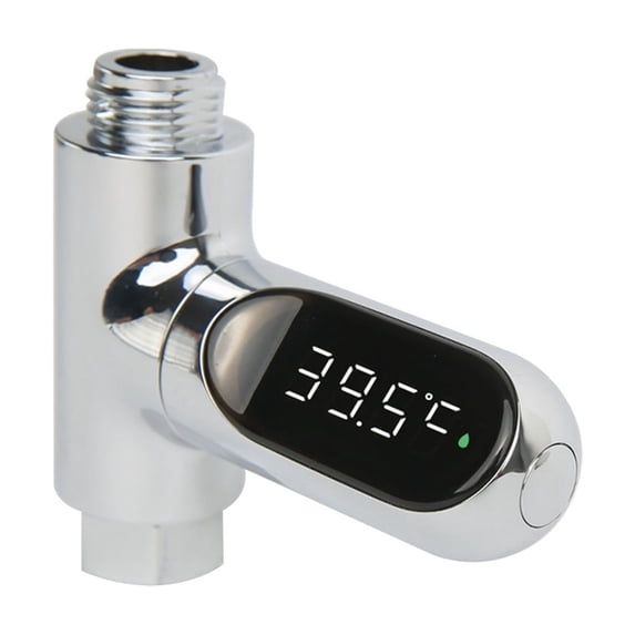 LED Display Water Shower Thermometer 5°C-85°C Self-Generated Electricity Water Temperature Monitor Smart Meter Thermometer ,Corrosion Resistance