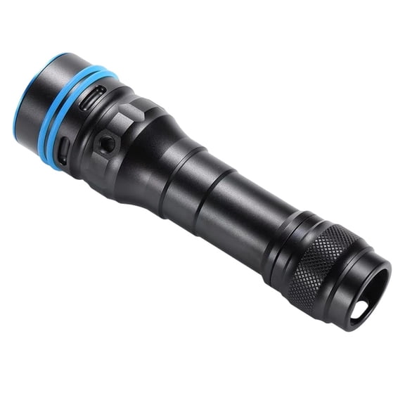 LED Diving Flashlight 4 Lighting Modes IPX8 Underwater Night Deep 50m Dive Light